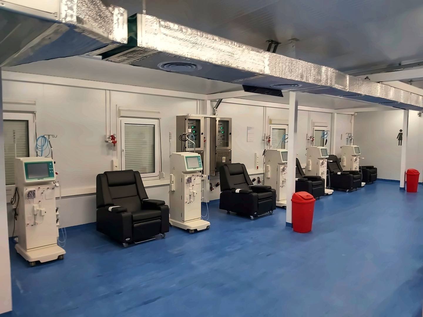 Sala de diálisis, Hospital San Roque
