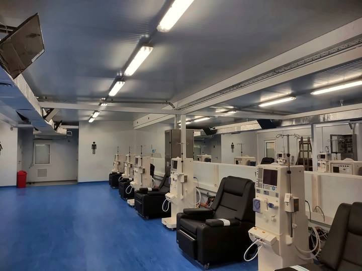 Sala de diálisis, Hospital San Roque, foto 2