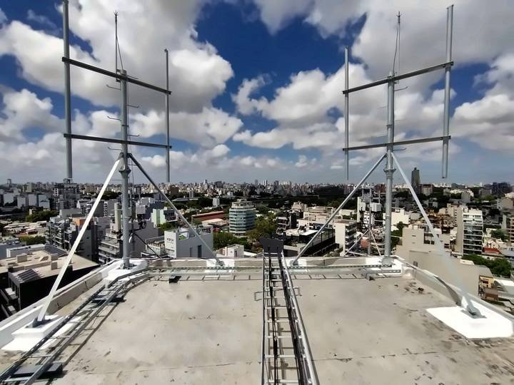 Sitio de telecomunicaciones en azotea, Palermo, foto 2