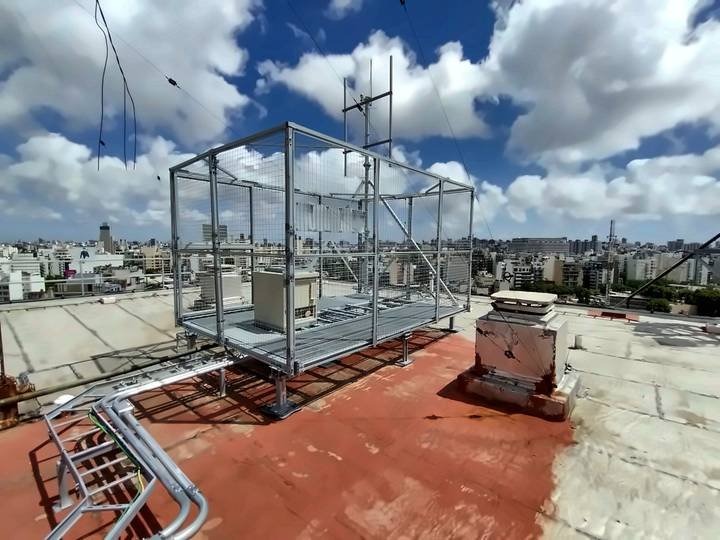 Sitio de telecomunicaciones en azotea, Palermo, foto 4